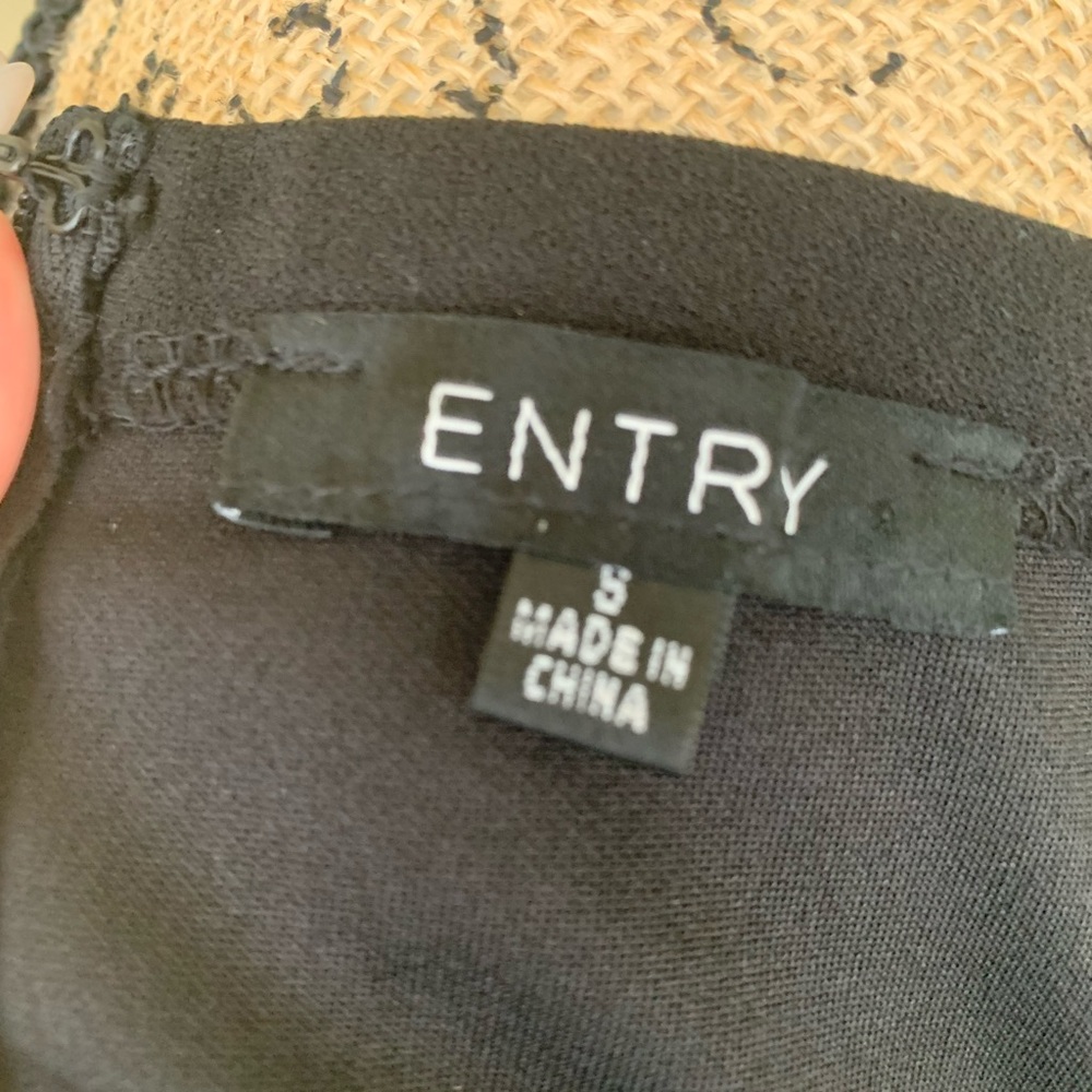 Entry Black Mini Dress - image 4